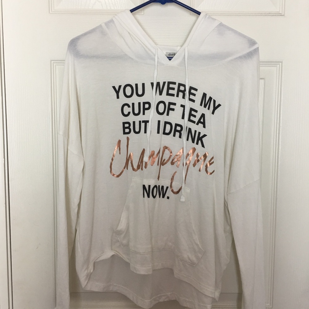 Soft “Champagne” pullover from Charlotte Russe